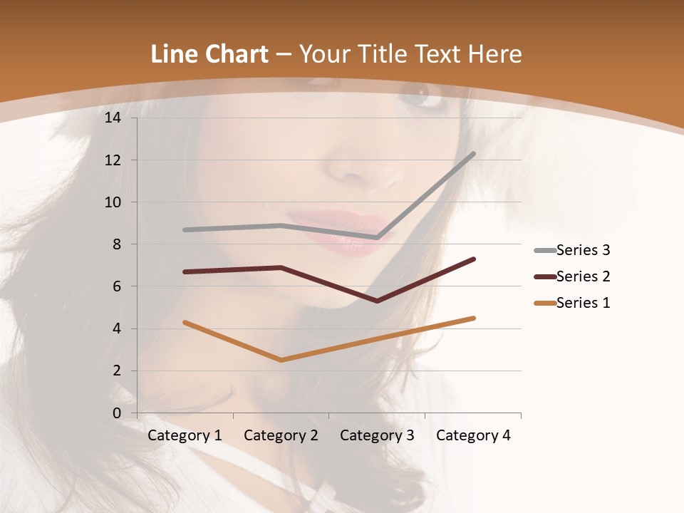 Star Attractive Female PowerPoint Template