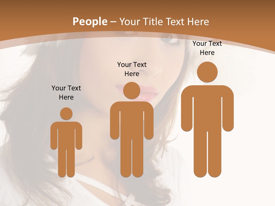 Star Attractive Female PowerPoint Template