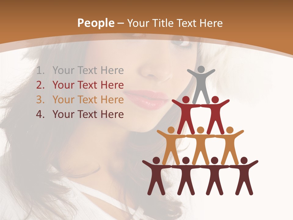 Star Attractive Female PowerPoint Template