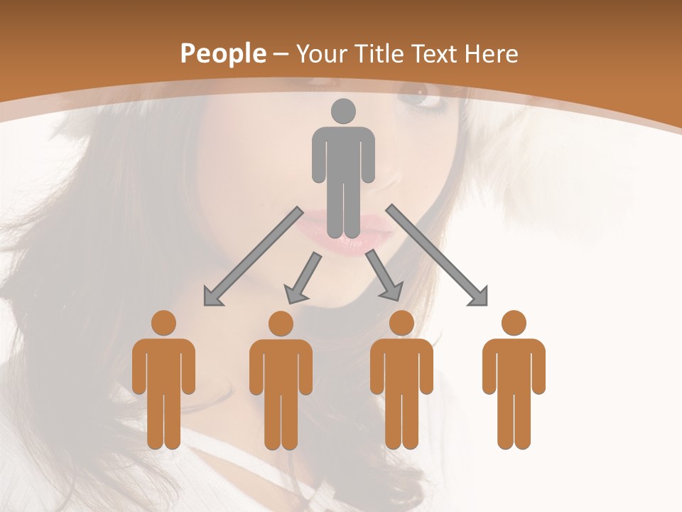 Star Attractive Female PowerPoint Template