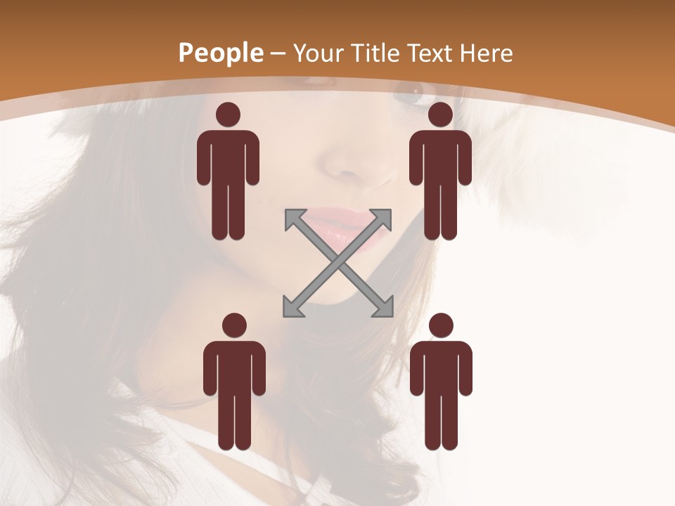 Star Attractive Female PowerPoint Template
