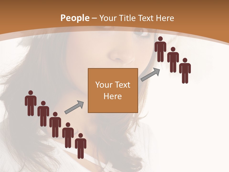 Star Attractive Female PowerPoint Template