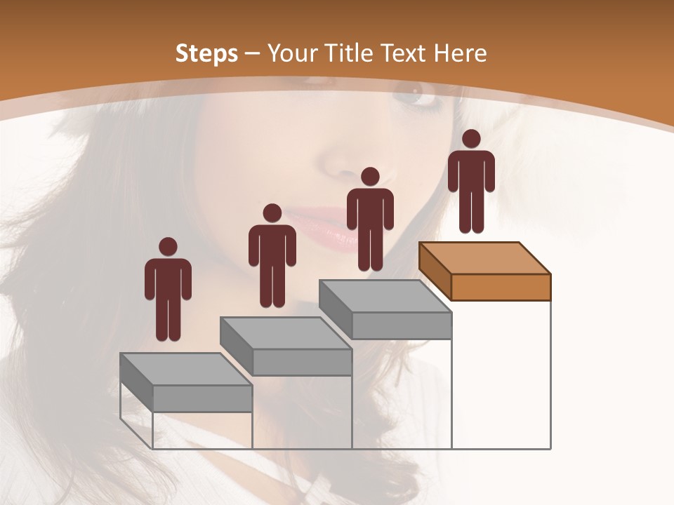 Star Attractive Female PowerPoint Template