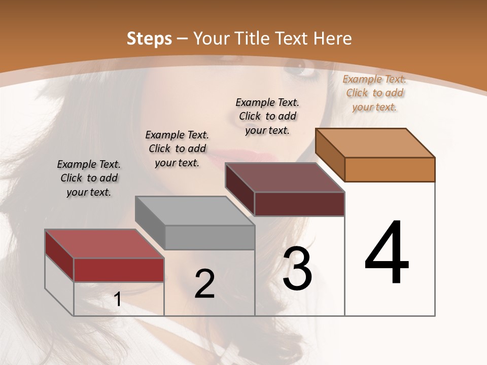 Star Attractive Female PowerPoint Template