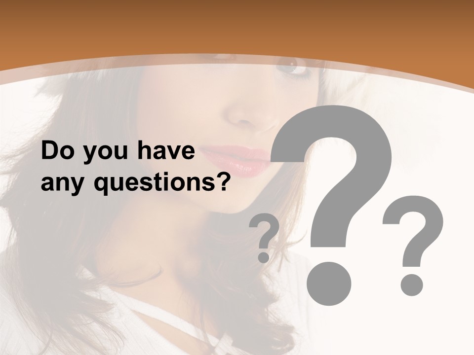 Star Attractive Female PowerPoint Template