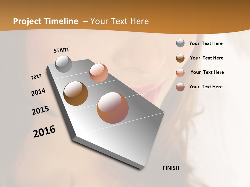 White Cold Charming PowerPoint Template
