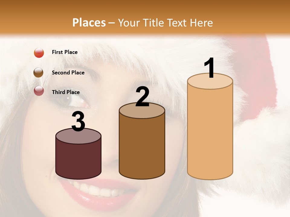 Expecting Woman Portrait PowerPoint Template