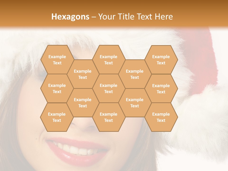 Expecting Woman Portrait PowerPoint Template