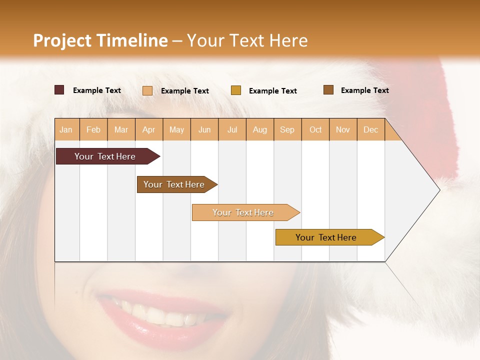 Expecting Woman Portrait PowerPoint Template