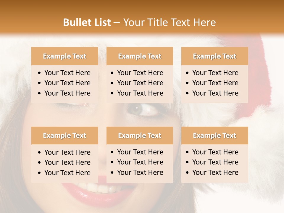 Expecting Woman Portrait PowerPoint Template