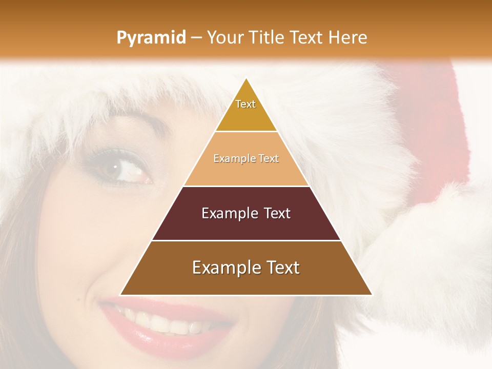 Expecting Woman Portrait PowerPoint Template