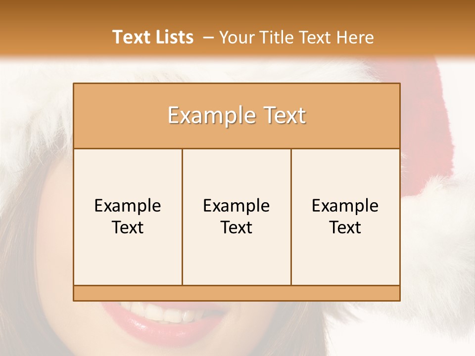 Expecting Woman Portrait PowerPoint Template