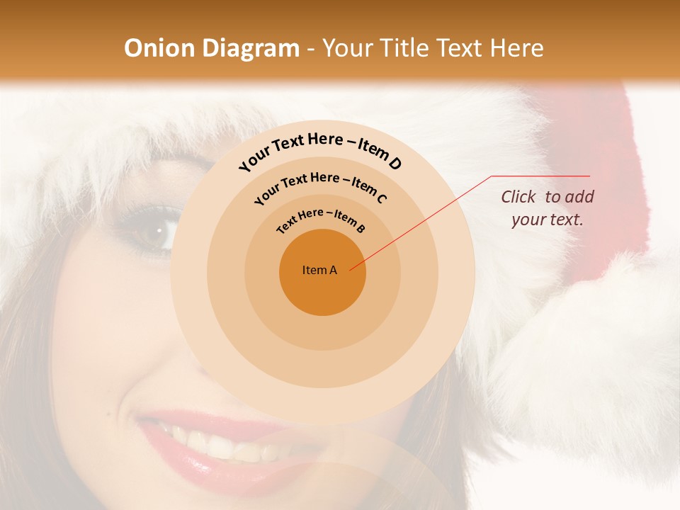 Expecting Woman Portrait PowerPoint Template