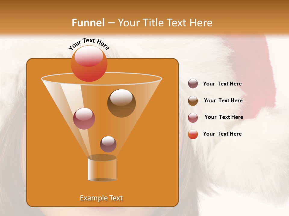 Expecting Woman Portrait PowerPoint Template