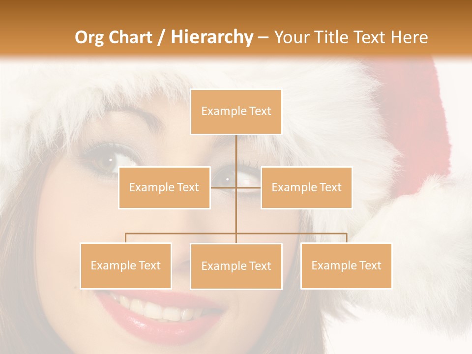 Expecting Woman Portrait PowerPoint Template