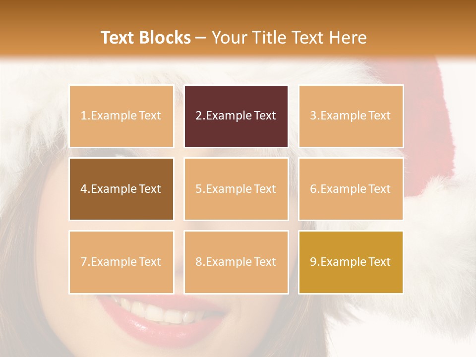 Expecting Woman Portrait PowerPoint Template