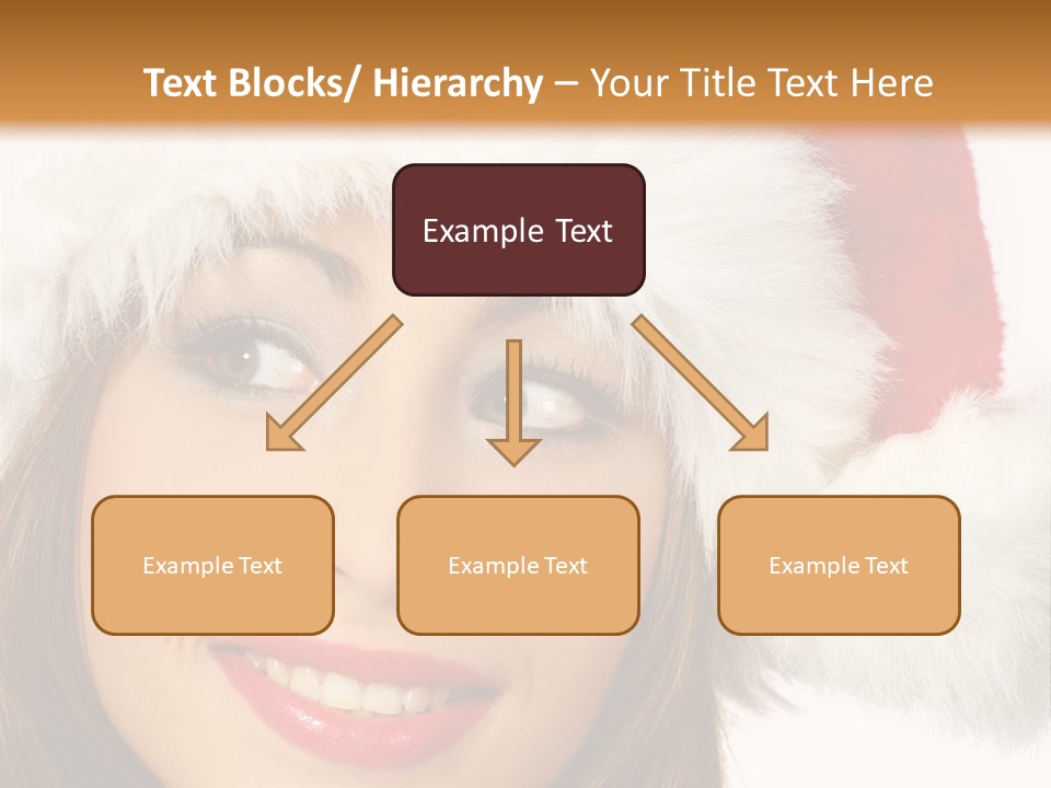 Expecting Woman Portrait PowerPoint Template