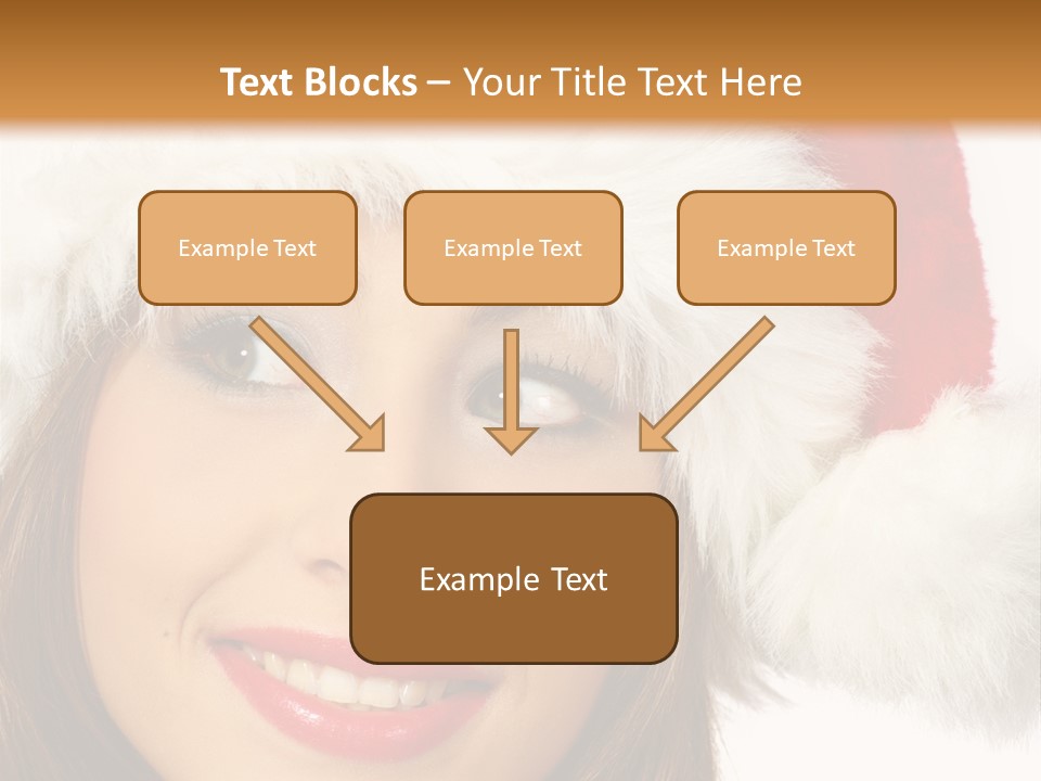 Expecting Woman Portrait PowerPoint Template