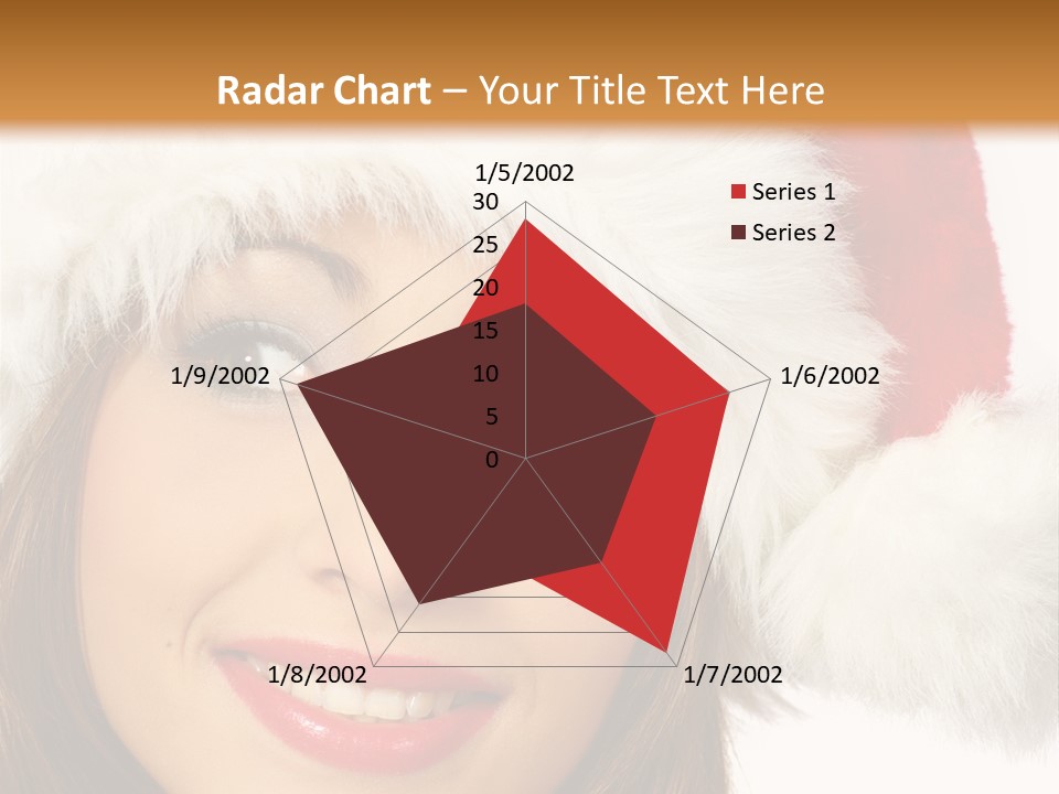 Expecting Woman Portrait PowerPoint Template