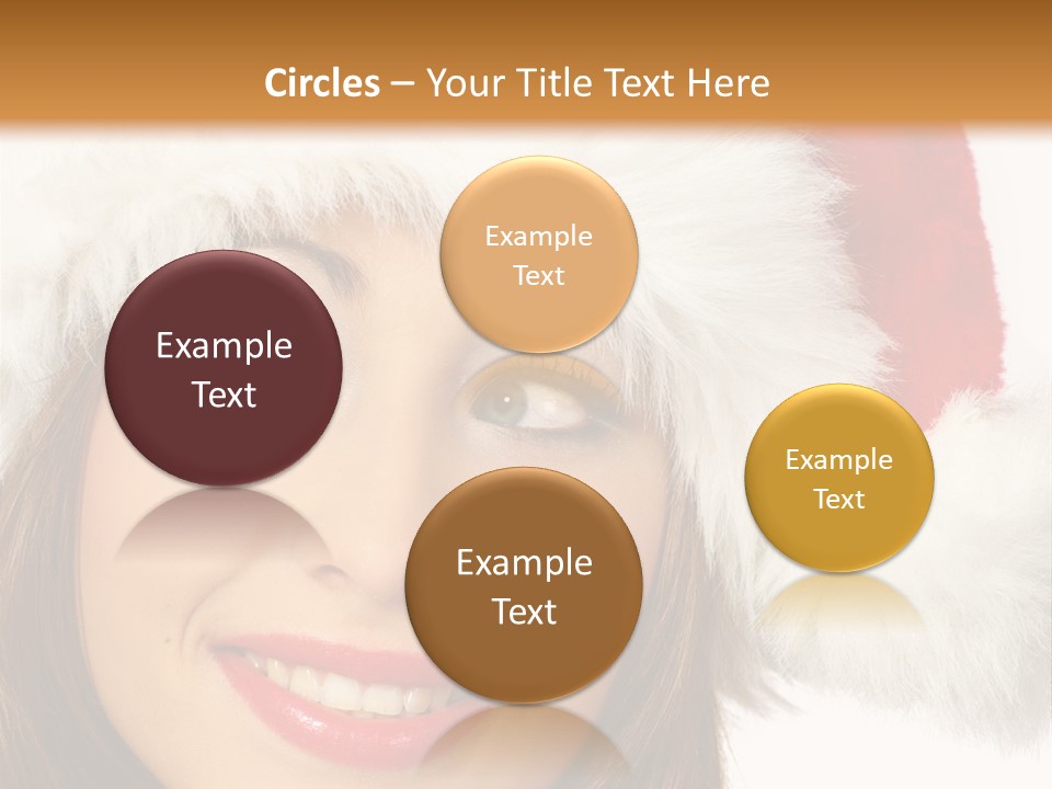 Expecting Woman Portrait PowerPoint Template