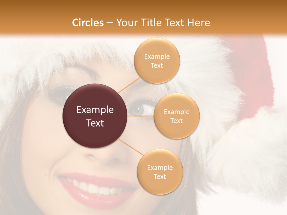 Expecting Woman Portrait PowerPoint Template