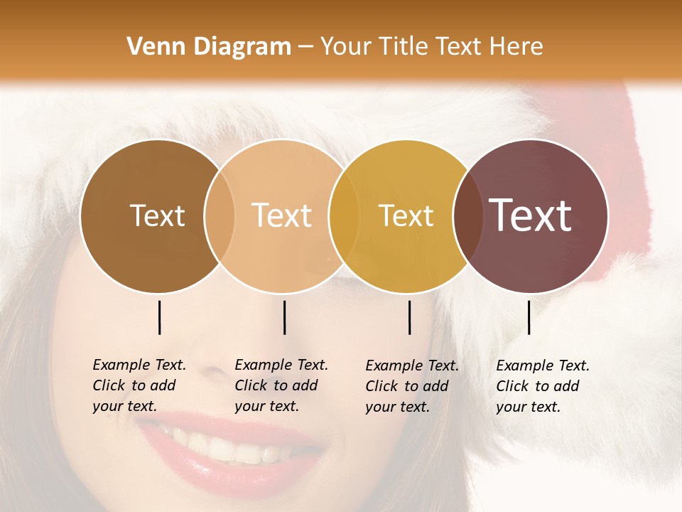 Expecting Woman Portrait PowerPoint Template