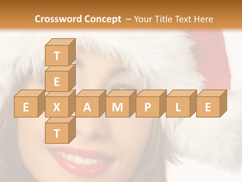 Expecting Woman Portrait PowerPoint Template