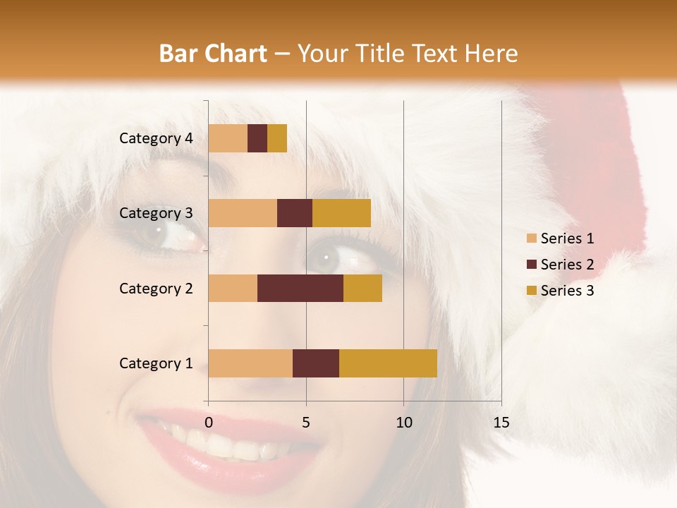 Expecting Woman Portrait PowerPoint Template