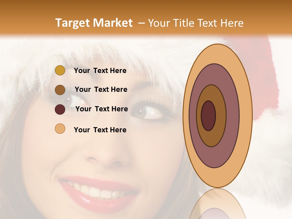 Expecting Woman Portrait PowerPoint Template