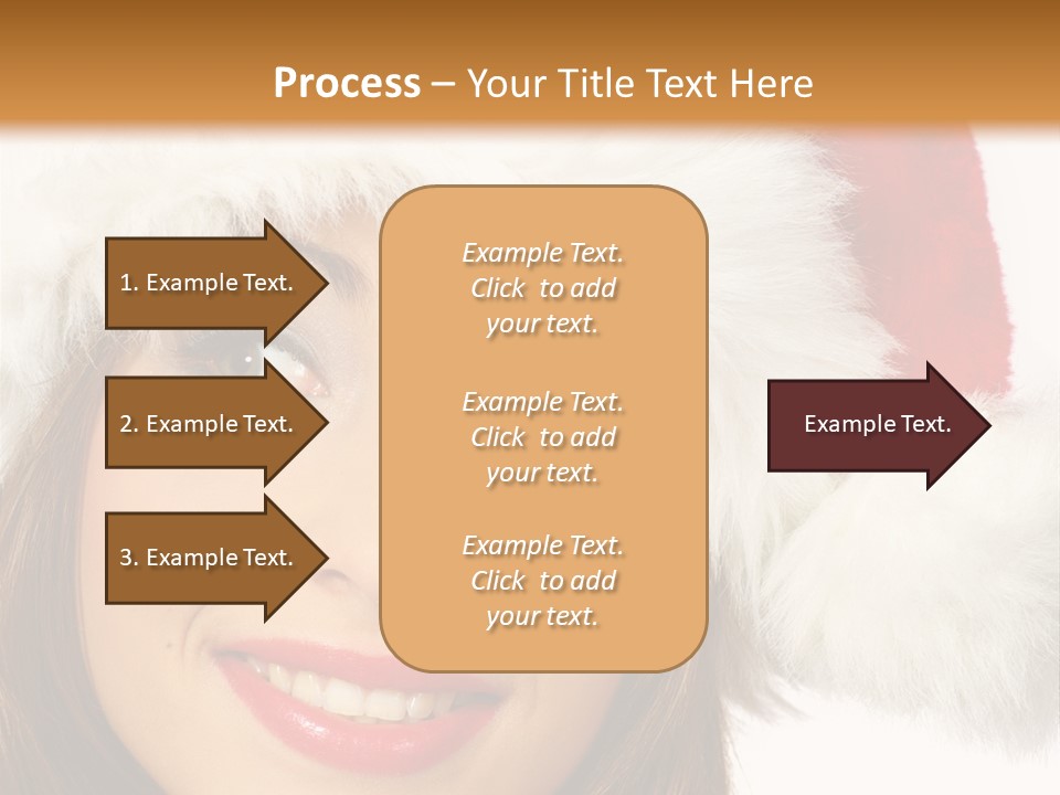 Expecting Woman Portrait PowerPoint Template