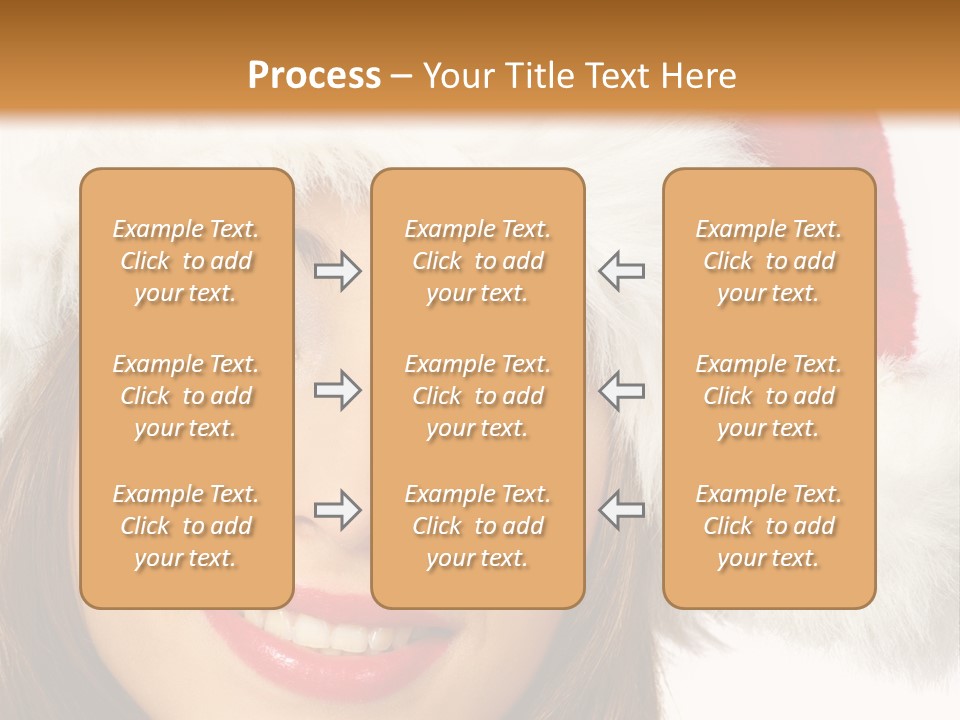 Expecting Woman Portrait PowerPoint Template