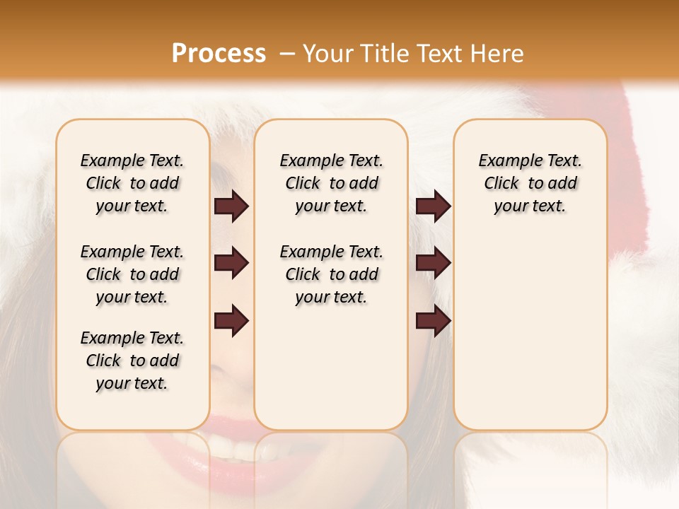 Expecting Woman Portrait PowerPoint Template