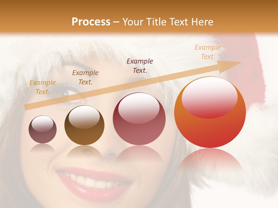 Expecting Woman Portrait PowerPoint Template