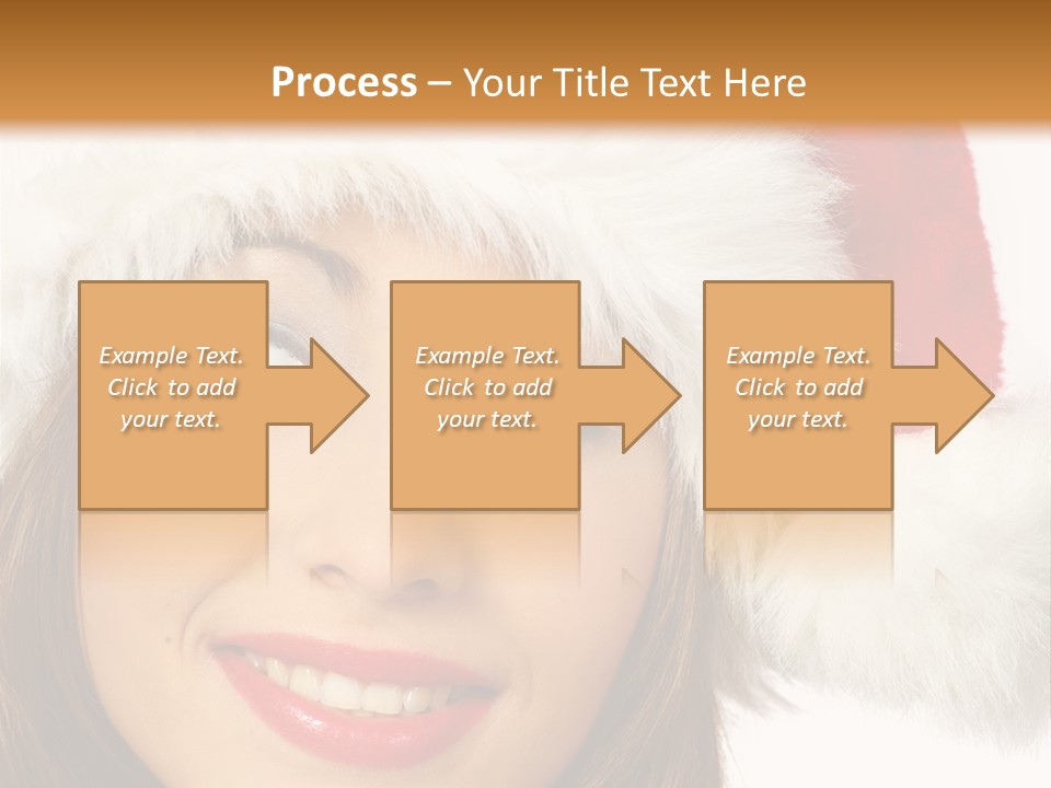 Expecting Woman Portrait PowerPoint Template