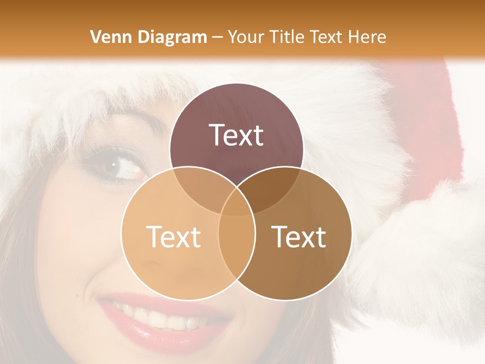 Expecting Woman Portrait PowerPoint Template