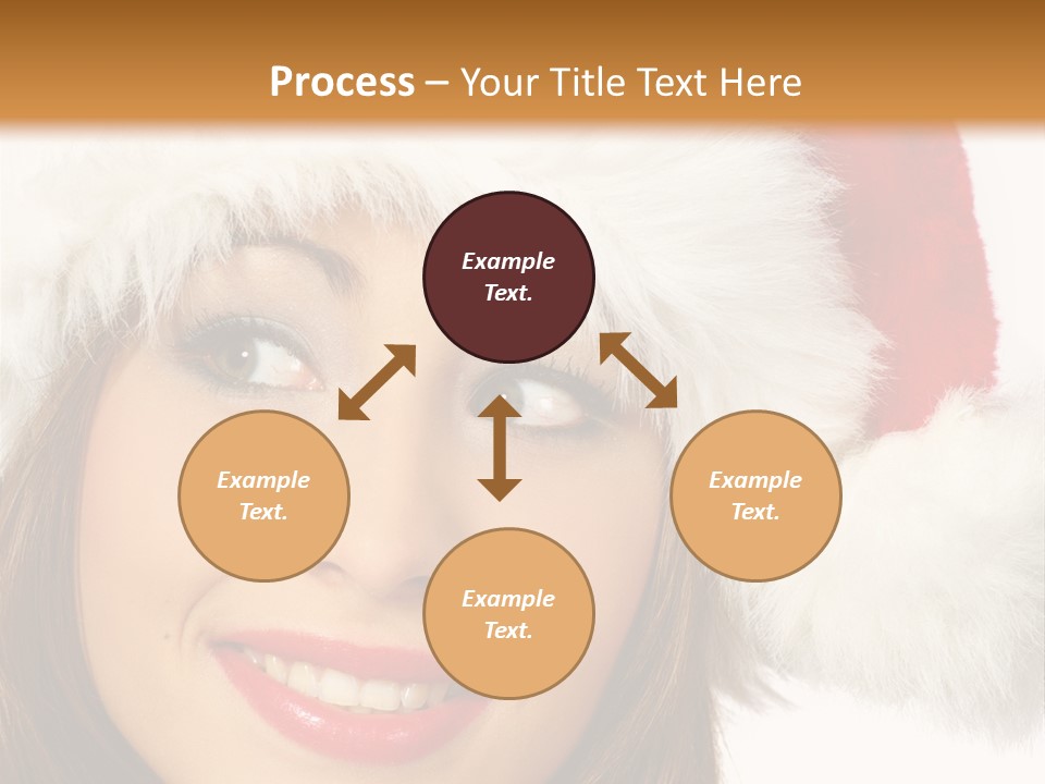 Expecting Woman Portrait PowerPoint Template