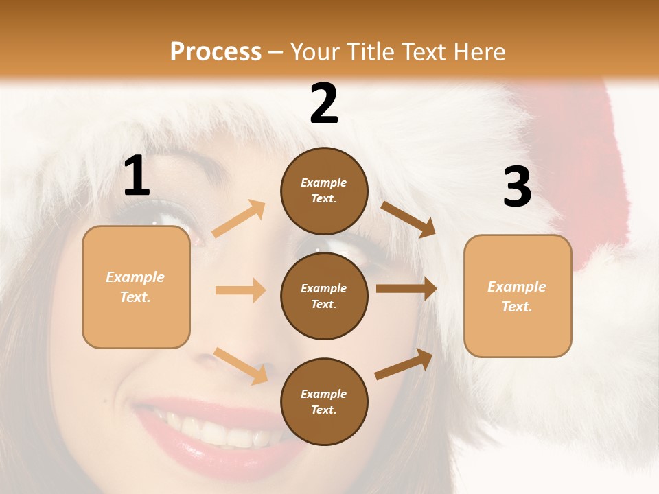 Expecting Woman Portrait PowerPoint Template