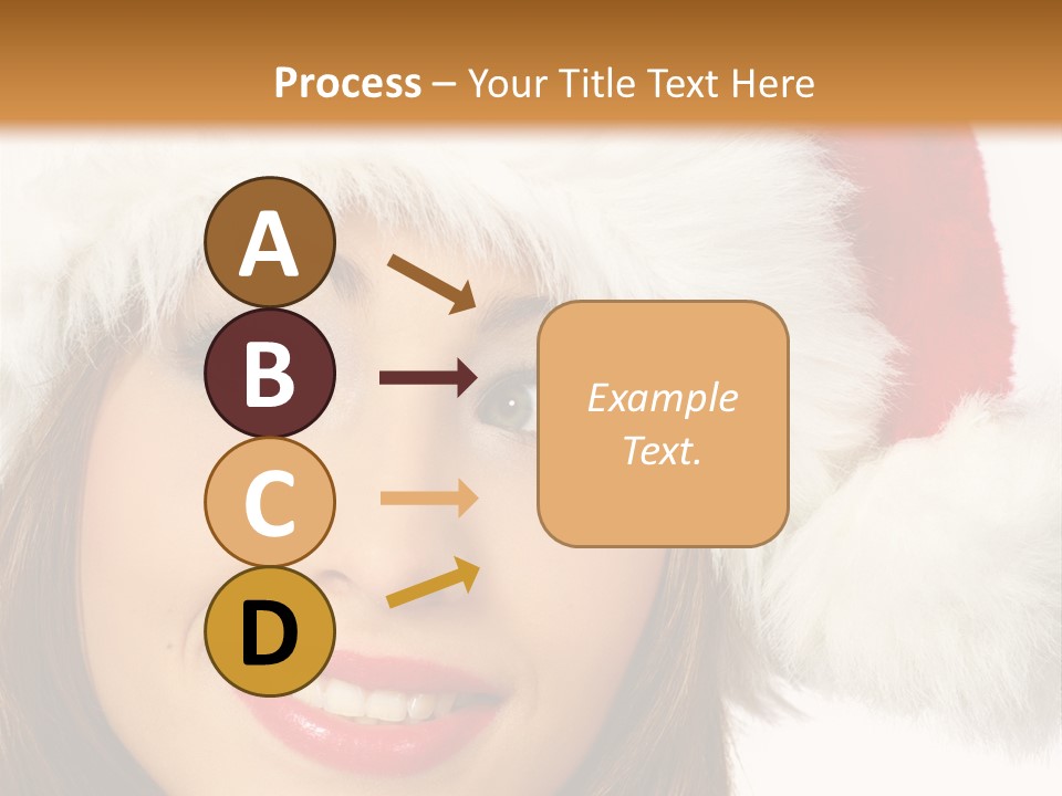 Expecting Woman Portrait PowerPoint Template