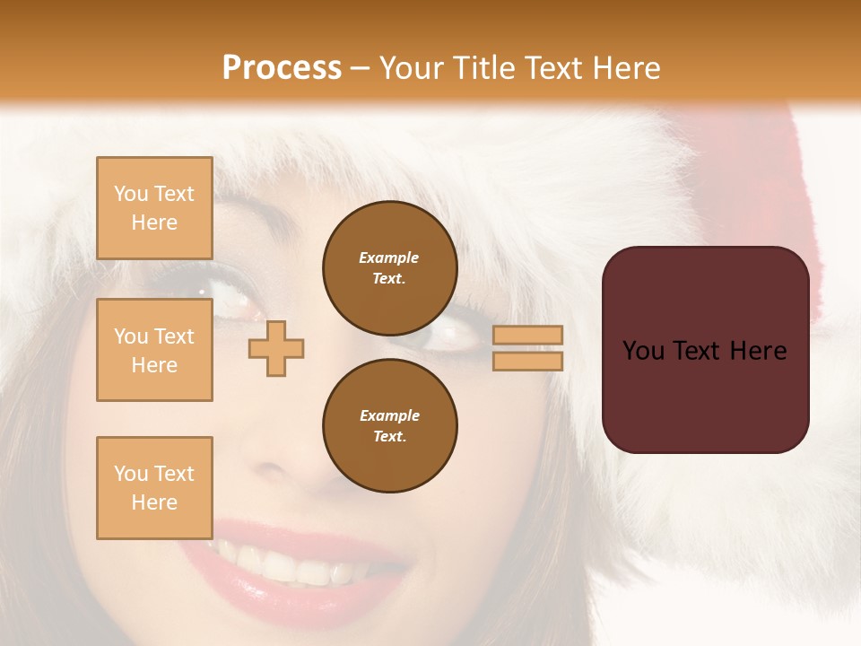 Expecting Woman Portrait PowerPoint Template