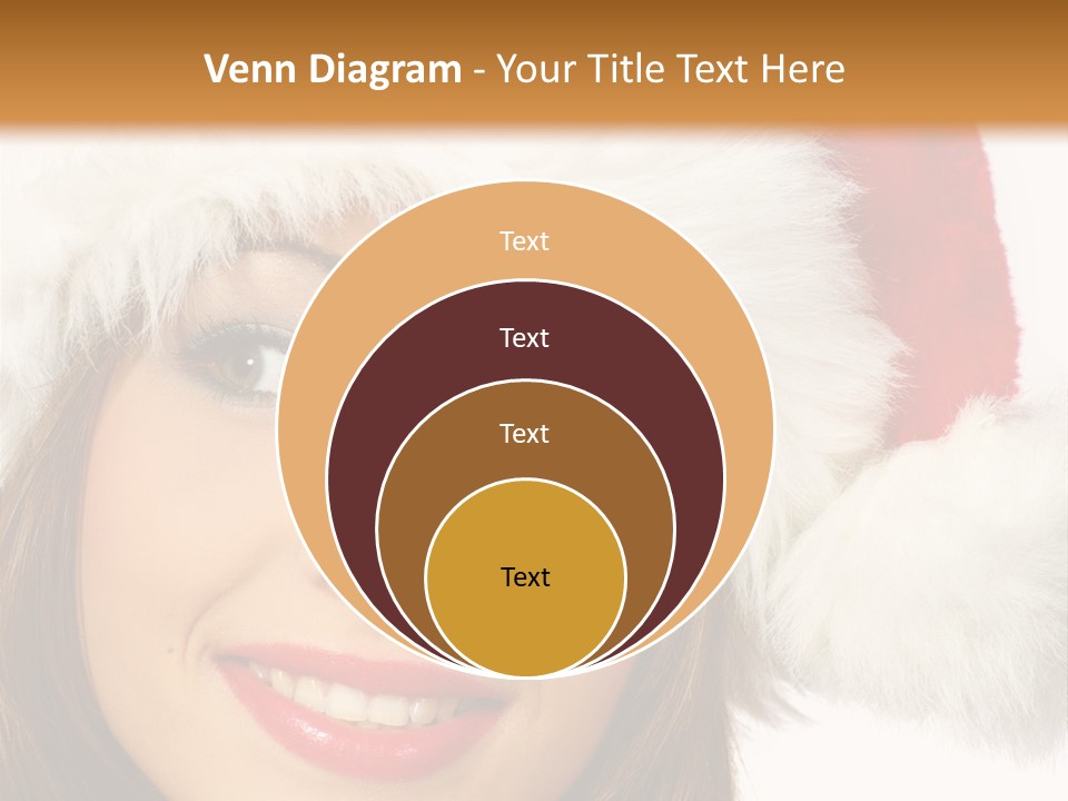 Expecting Woman Portrait PowerPoint Template