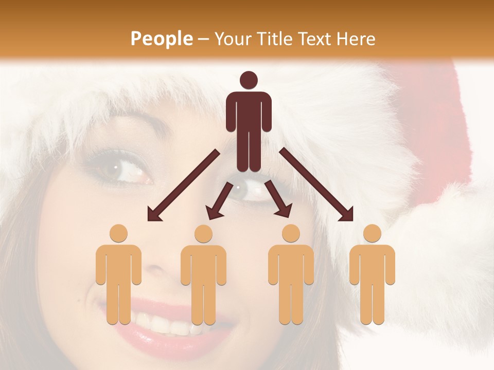 Expecting Woman Portrait PowerPoint Template