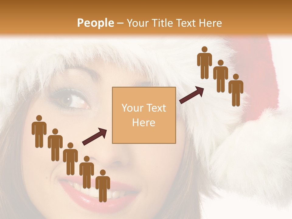 Expecting Woman Portrait PowerPoint Template