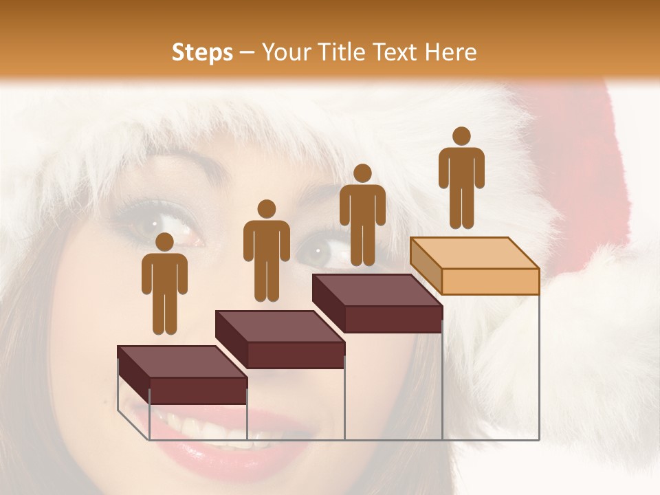 Expecting Woman Portrait PowerPoint Template