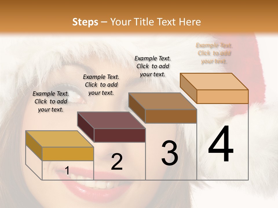 Expecting Woman Portrait PowerPoint Template
