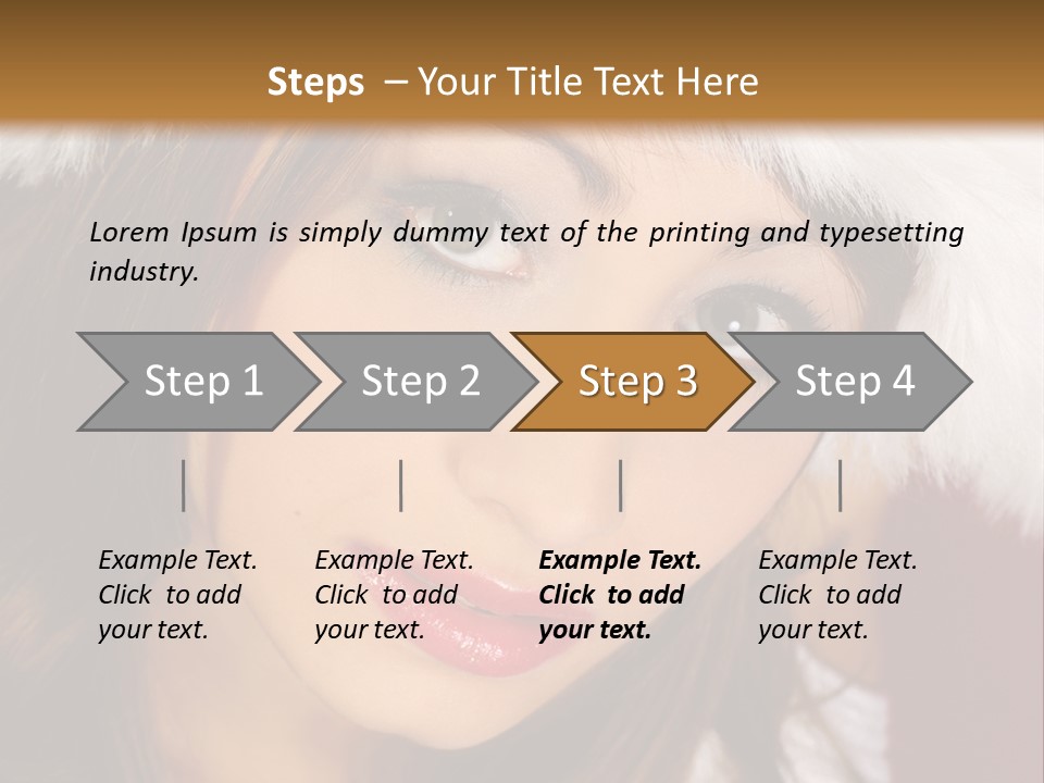Star Cheeky Forward PowerPoint Template