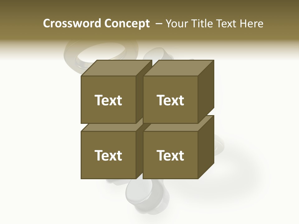 Answer Clue Link PowerPoint Template