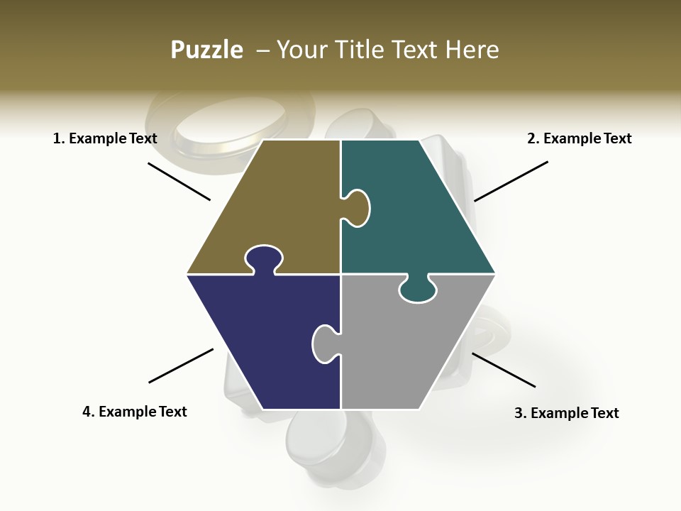 Answer Clue Link PowerPoint Template