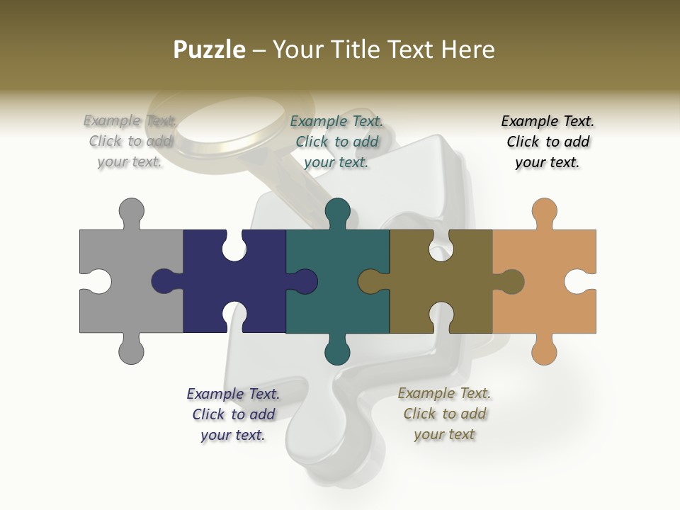 Answer Clue Link PowerPoint Template