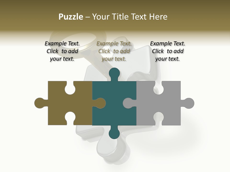 Answer Clue Link PowerPoint Template