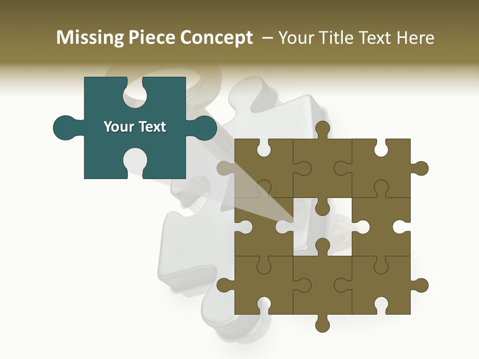 Answer Clue Link PowerPoint Template